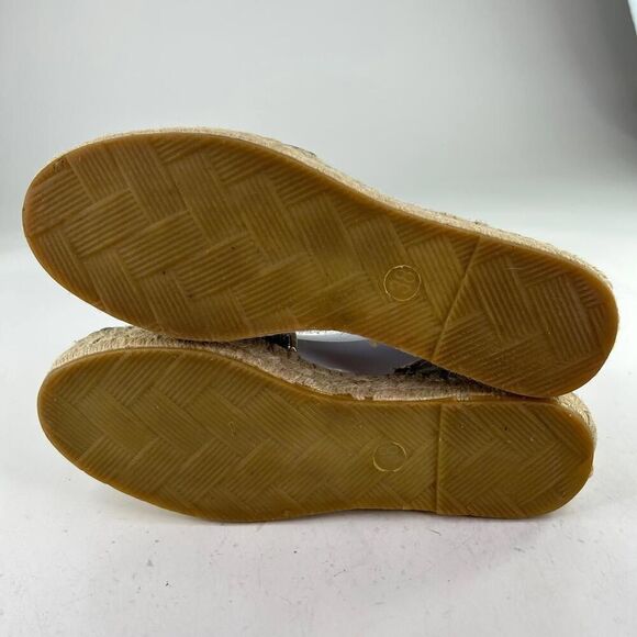 Free People Women's Velvet Espadrille Flats US 7.5 Olive Slip-On Sandal - Picture 7 of 10